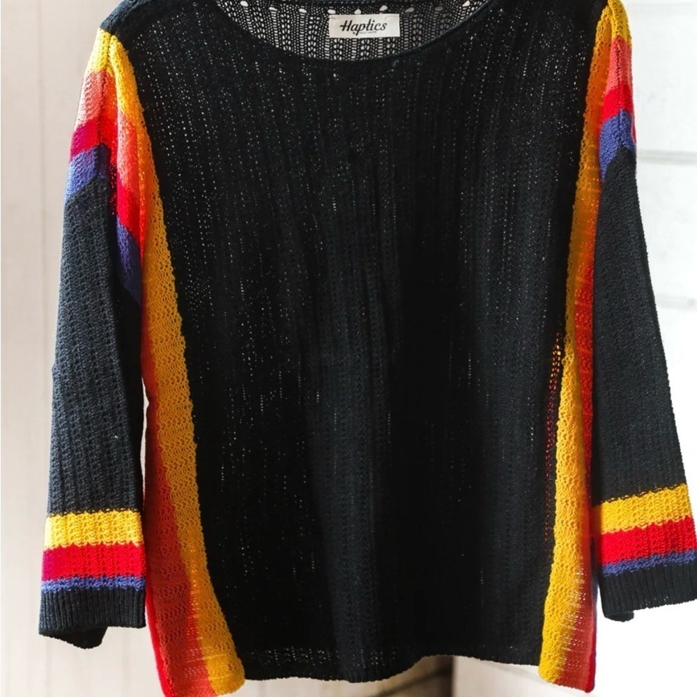 Colorful Striped Sweater - Picture 2 of 2